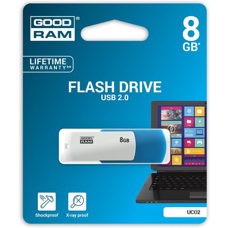 Pendrive Goodram USB 2.0 Niebieski 8GB